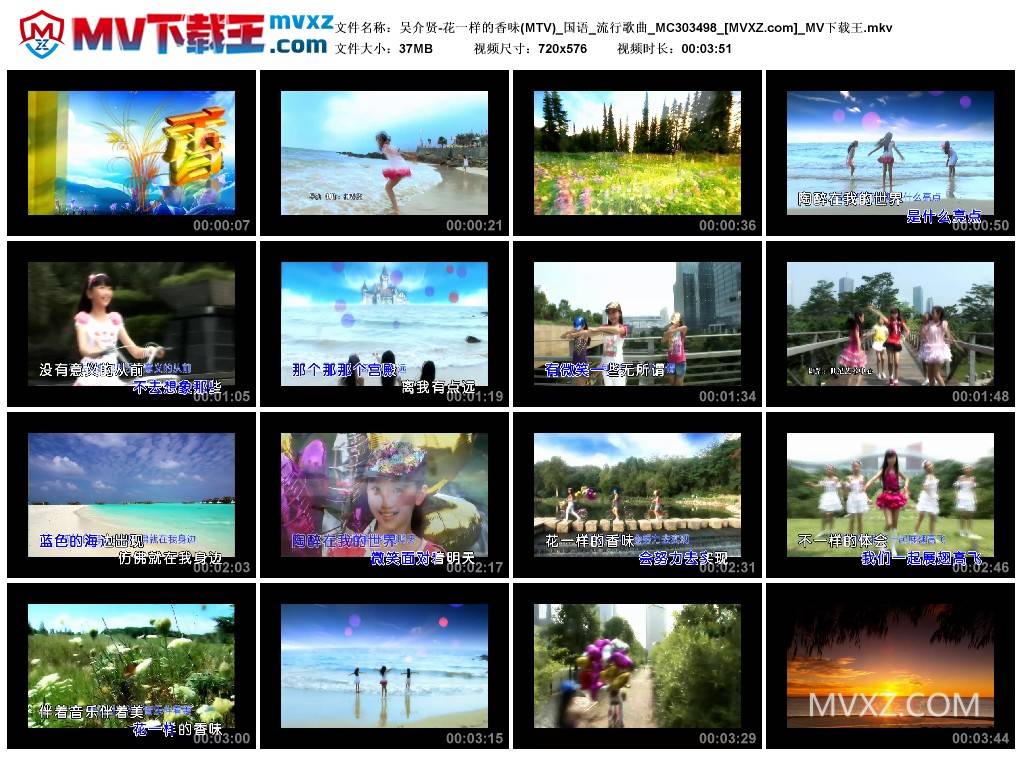吴介贤-花一样的香味(MTV)_国语_流行歌曲_MC303498